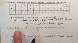 The Intermediate Value Theorem, Part 3
