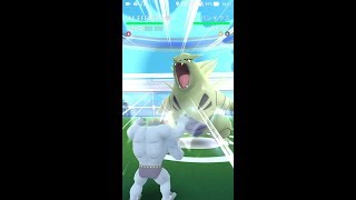 【ポケモンGO】 レイドバトル バンギラスを2人で撃破！