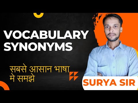 Synonyms And Antonyms In English Tricks/Synonyms And Antonyms/Synonyms ...