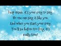 one in a million from flakes the musical sing along lyrics video