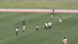 13年04月28日(日)　東海学園FC－刈谷　16'　刈谷1点目　東間