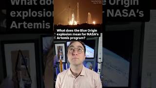 Blue Origin Explosion 🚀💥 Artemis implications? #blueorigin #newglenn #nasa #spaceflight #shorts