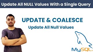 How to Update null values In MySQL