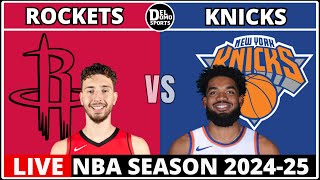 Houston Rockets vs New York Knicks LIVE 🏀 NBA Game - Feb 3, 2025