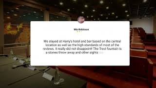 Harry's Bar Trevi Hotel  and  Restaurant Rome Review - Should You Stay At This Hotel?