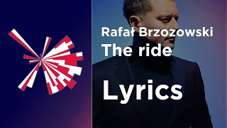 Rafał Brzozowski - The ride (Lyrics) Poland 🇵🇱 Eurovision 2021