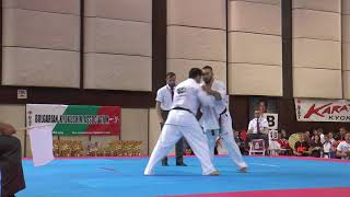 Ashot Zarinyan vs.  Lasha Gabaraev. 32 European Weight Category Karate Championships