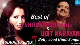 Best of Udit Narayan & shreya Ghoshal Bollywood Hindi  Jukebox Songs