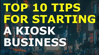 How to Start a Kiosk Business | Free Kiosk Business Plan Template Included