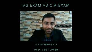 IAS Topper 🔥 as CA Student| CA Status | CA | #ias vs #ca #castatus #swag #iasmotivation #iasofficer