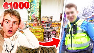 MIJN €1000 VUURWERK COLLECTIE (HANDHAVING😱)