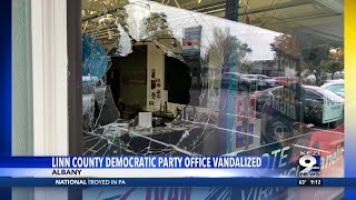 Local Democratic Party office vandalized in Linn County