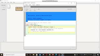 Java Tutorial - how to print Hello World! on screen using BlueJ