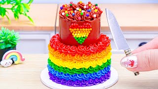 Delicious Rainbow Chocolate Cake🌈Best Of Miniature Rainbow Cake Decorating Ideas