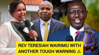 TERESIAH WAIRIMU STRIKES A STRONG WARNING TO CORRUPT LEADERS & KENYAN MURDERERS😳.