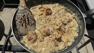 Creamy Shrimp Alfredo Recipe with Homemade Alfredo Sauce | 30 Minute Creamy Pasta Recipe