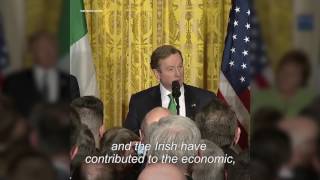 Irish PM gives immigration lesson to Trump