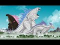 The Fusion of Evolved Godzilla and Shimo : Evo Shimozilla VS Darkness Godzilla