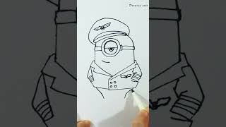 Minions Pilot drawing #shorts