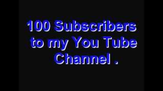 BB 67407 Channel Video No 33 -- 100 subscribers --