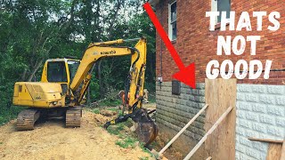 Fixing HUGE Foundation Issues at the Abandoned Church Renovation! Ep. 13