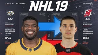 NHL 19 - PK SUBBAN TO NEW JERSEY TRADE SIMULATION