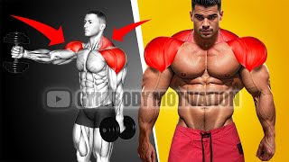 10 Effective Exercises for BIGGER SHOULDERS and TRAPS