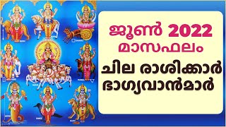 ജൂൺ മാസഫലം | June Month Prediction | 2022 June Nakshatraphalam | Astrology Malayalam