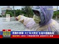 雨彈炸屏東！ 大仁科大附近水淹半個輪胎高