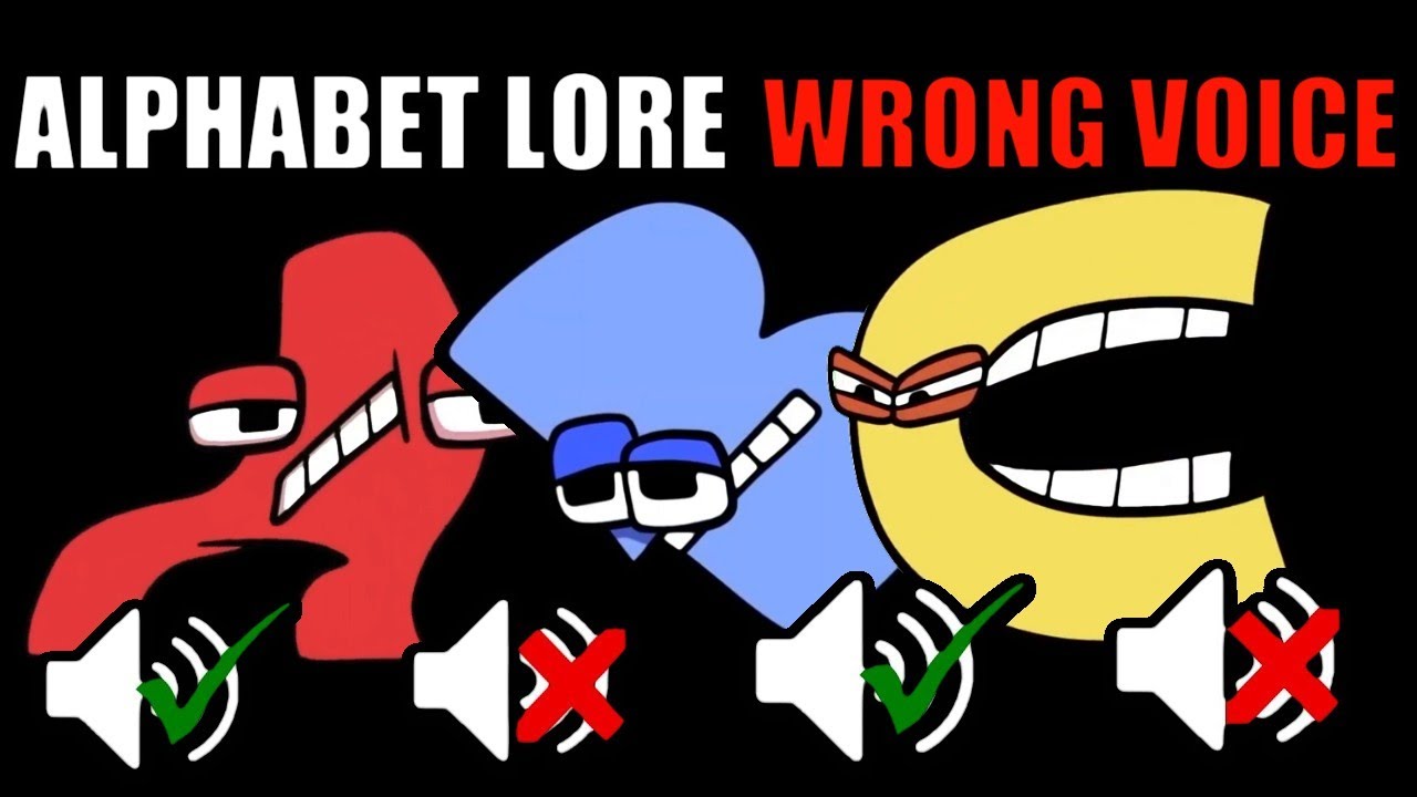 ALPHABET LORE (A-Z...) But Wrong Voices Part 1 - YouTube