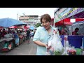 กำเงิน 200 บุกตลาดนัดแม่ประคอง อิ่มจุก ตลาดสดพระราม๔ 1 3 3 ก.ย. 65