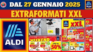 Volantino ALDI dal 27 Gennaio al 02 Febbraio 🍎 SPECIALE EXTRAFORMATI  XXL 🟩⬜️🟥 #anteprima