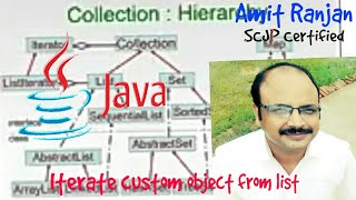 Traverse custom object from list in Java | Java Collection #9 @AmitRanjan