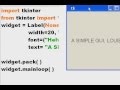 Python Gui Label
