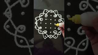 7*3 very easy sikku kolam design