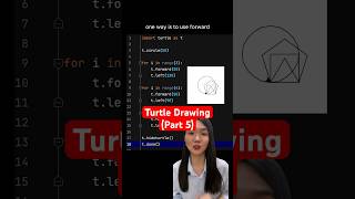 Turtle Drawing in Python (Part 5) #python #coding #programming #computing
