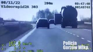 Pijany kierowca pędził audi 192 km/h trasą S3