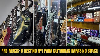 Visitei a Pro Music A única loja especializada em guitarras raras do Brasil #guitarra #violao