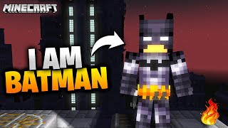 I STOLE the BATMAN Suit in Minecraft