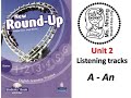 Round up Starter - unit 2 - A - An