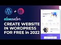 How to make a WordPress Website in 2024 | Wordpress elementor Tutorial for Beginners