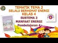 Kelas 4 Tematik : Tema 2 Subtema 2 Pembelajaran 4 (Selalu Berhemat Energi)