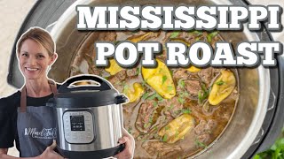 Instant Pot Mississippi Pot Roast -- With Homemade Seasoning Packets!