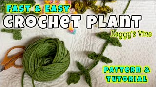 CROCHET HANGING PLANT Vine pattern \u0026 tutorial THE YARN ROOM hanging plant pots for Comicon HOUSTON