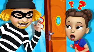 Knock Knock, Who's at the Door? 🤔 Home Safety Song | Me Me Band Kids Songs & Nursery Rhymes