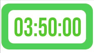 230 Minutes 03 50 HoursCountdown  Timer Clock with Alarm Sound⏰🔔