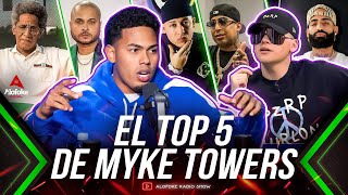 MYKE TOWERS: SU TOP 5 DE LOS MEJORES RAPEROS DE HABLA HISPANA ¿VIENE MUSIC SESSIONS CON BIZARRAP?