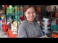 สาวลาว ตลาดนัด ด่านพรมแดน ไทย ลาว เปิด จันทร์ พุธ ศุกร์ สินค้าพื้นบ้าน อาหารพื้นบ้าน