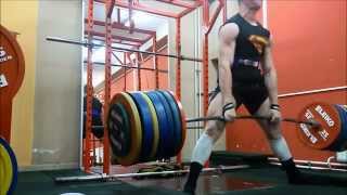 Deadlift Dropset 320kg/705lbs