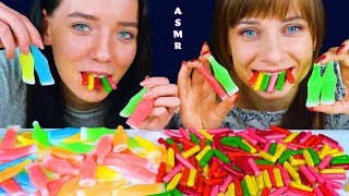 ASMR HITSCHLER HITSCHIES JELLY CANDY VS NIK-N-LIP WAX BOTTLES EATING SOUNDS LILIBU